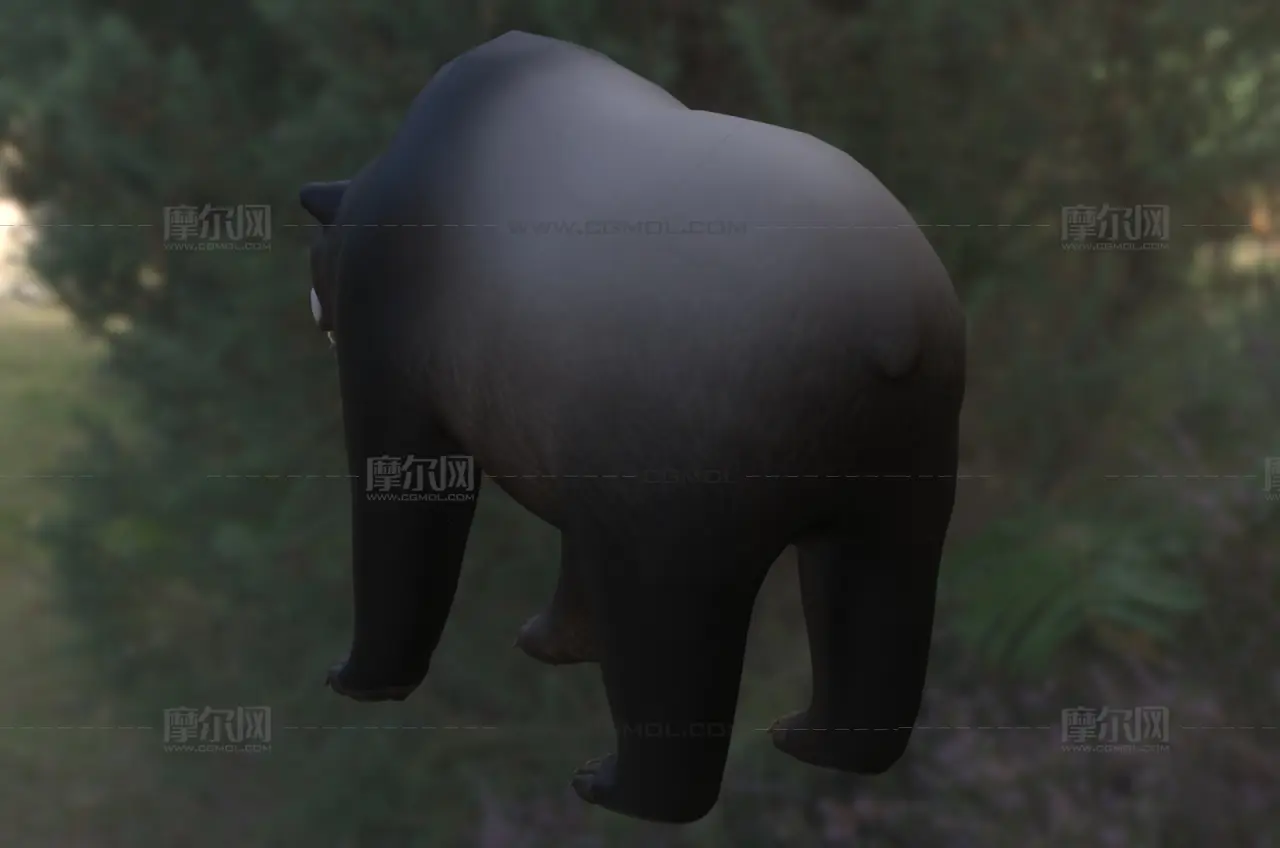 亚欧大陆巨型史前熊类3dmax模型