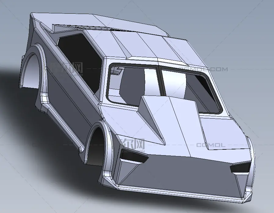 拉力赛车外壳solidworks模型