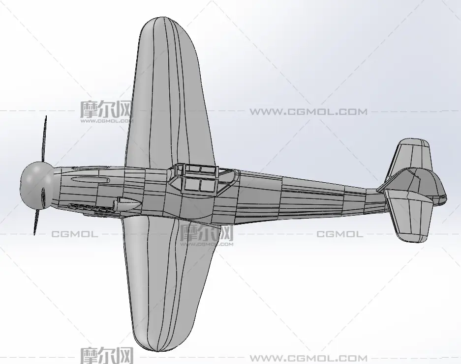 梅塞施密特 BF 109 V1飞机模型