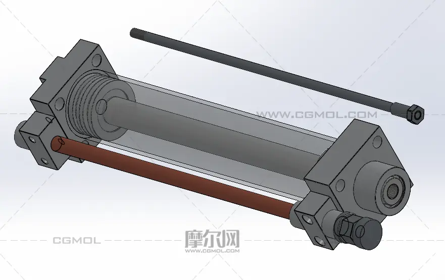 液压气动缸模型