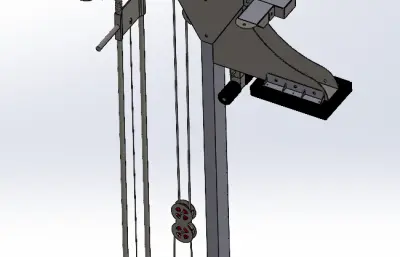 低行机solidwork模型,无零件图