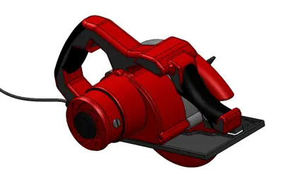 手工线锯整体+拆解结构solidworks模型