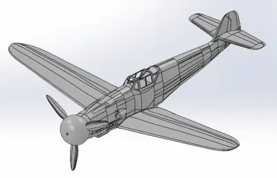 梅塞施密特 BF 109 V1飞机模型