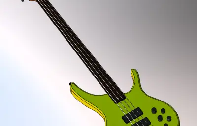 低音吉他简易模型