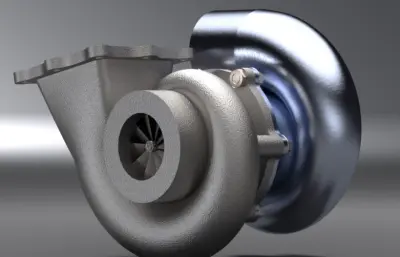 涡轮增压器solidworks模型
