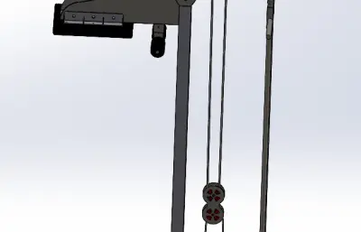 低行机solidwork模型,无零件图