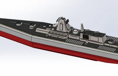 无畏舰solidworks模型