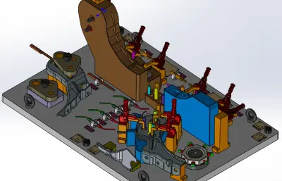 检查夹具3D数模图纸