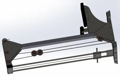 低行机solidwork模型,无零件图