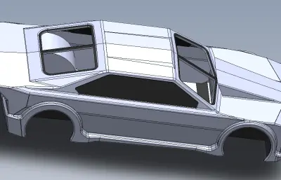 拉力赛车外壳solidworks模型