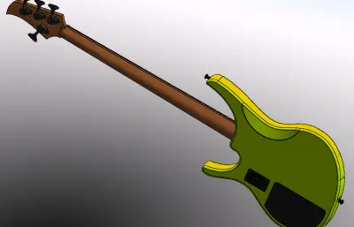 低音吉他简易模型