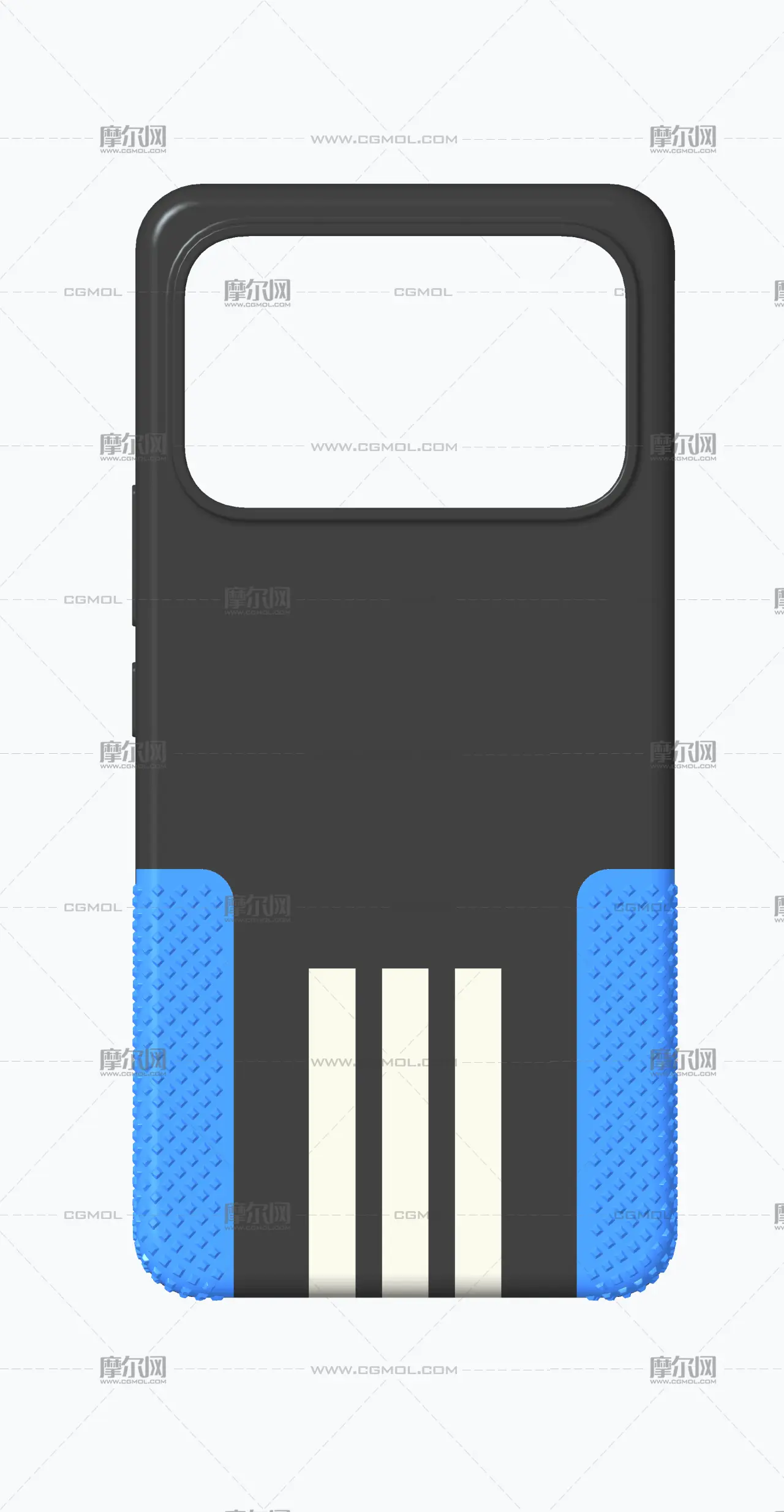 红米K90 pro max机能风手机壳stp模型