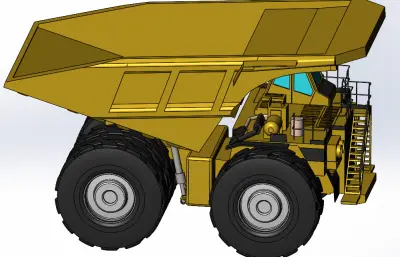 重型矿车solidworks模型