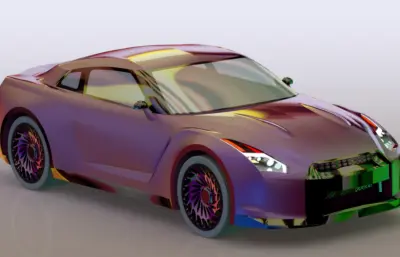 nissan GTR汽车外壳