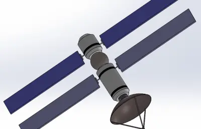 简易卫星模型