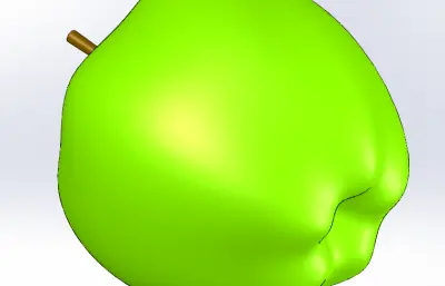 青苹果solidworks模型