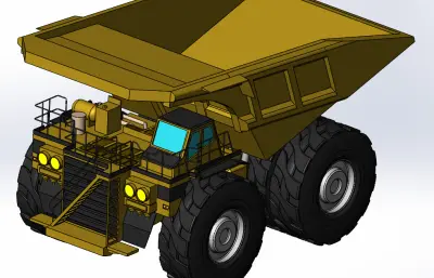 重型矿车solidworks模型
