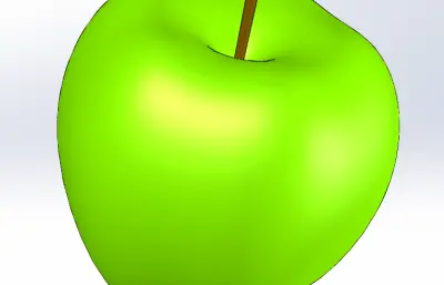 青苹果solidworks模型