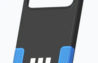 红米K90 pro max机能风手机壳stp模型