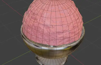 刨冰,冰沙食物blender模型