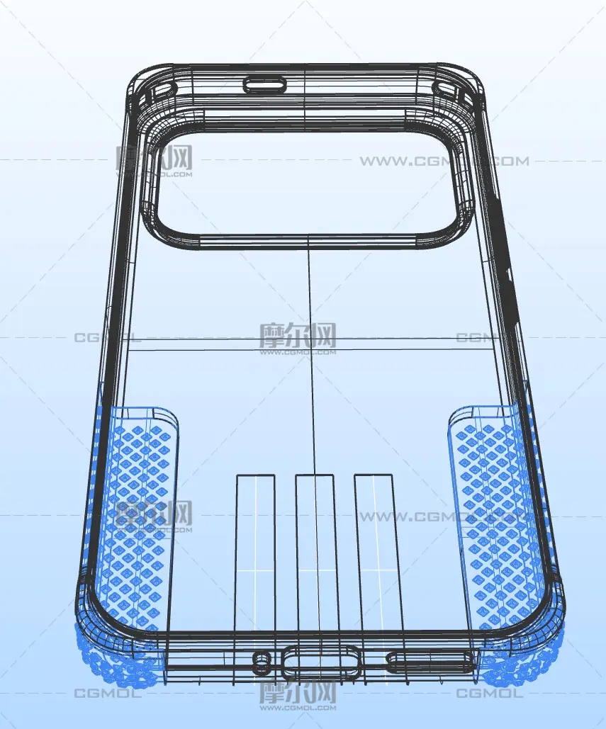 红米K90 pro max机能风手机壳stp模型