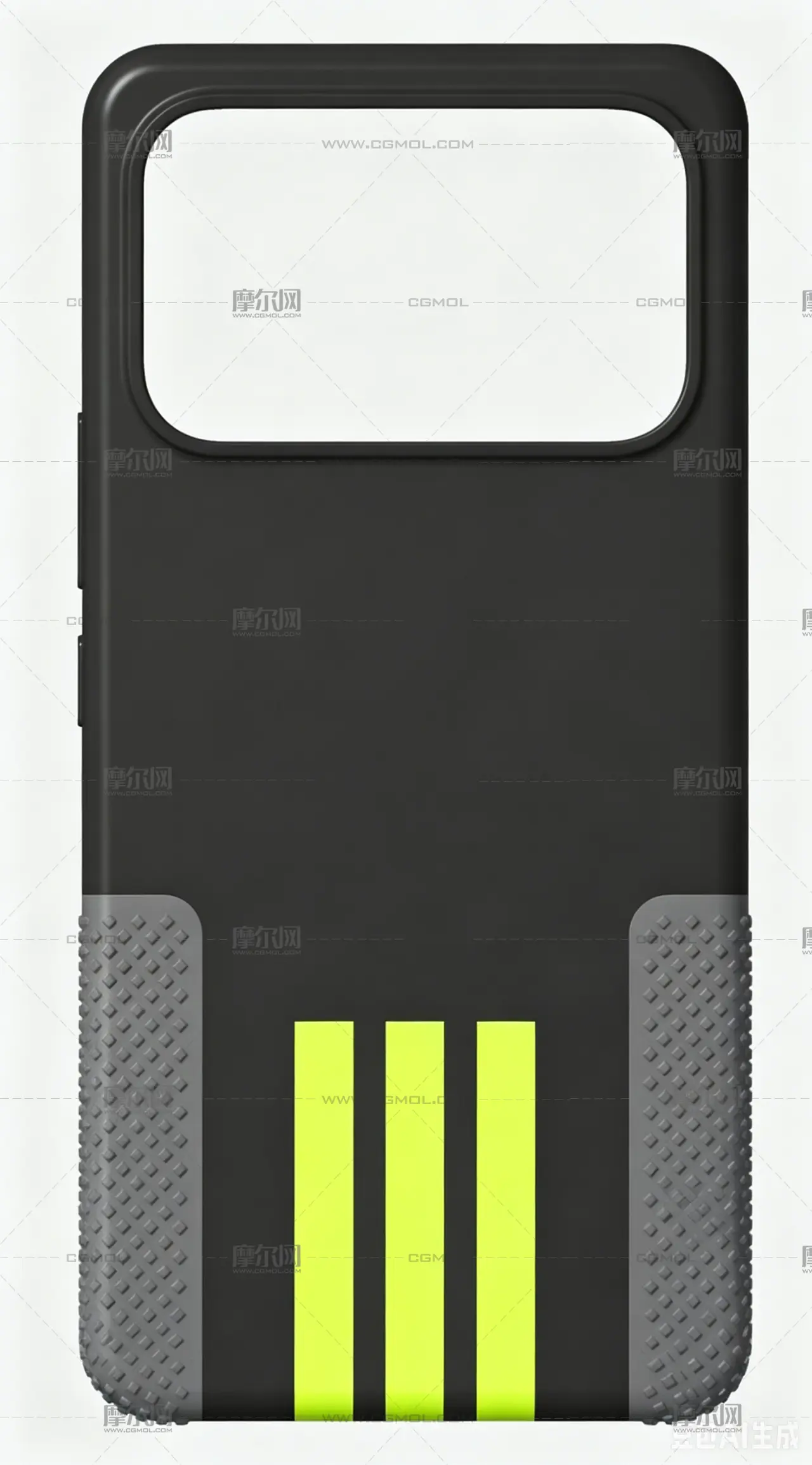 红米K90 pro max机能风手机壳stp模型