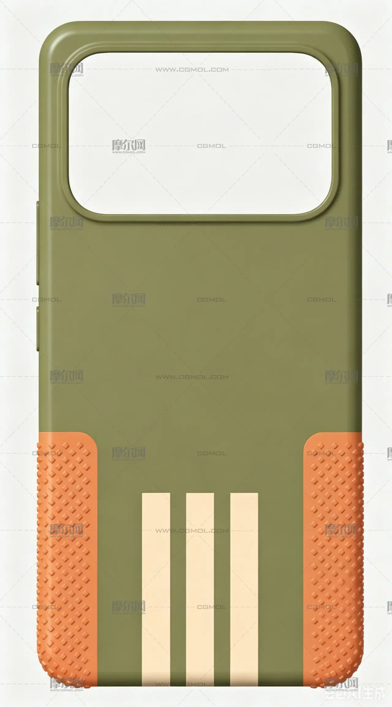 红米K90 pro max机能风手机壳stp模型