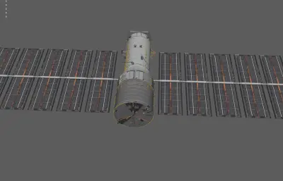 卫星 空间站 太空飞行器 航天器塌陷模型