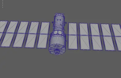 卫星 空间站 太空飞行器 航天器塌陷模型