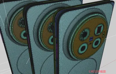 vivo X Fold6手机外观模型,C4D,FBX,STP等多种格式