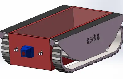 新型橡胶履带底盘运输车