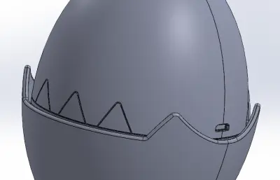 番茄蛋智能音箱stp模型
