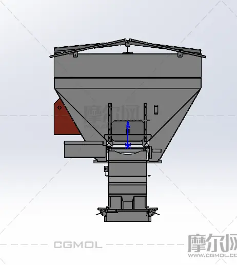 卡车车载融雪剂撒布机solidworks模型