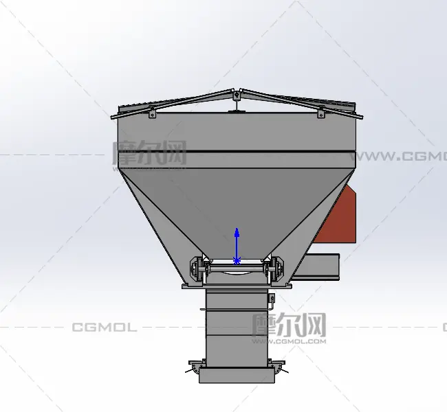 卡车车载融雪剂撒布机solidworks模型