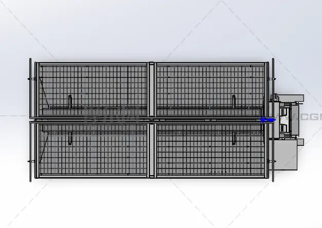 卡车车载融雪剂撒布机solidworks模型