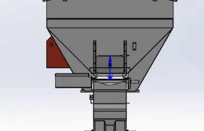 卡车车载融雪剂撒布机solidworks模型