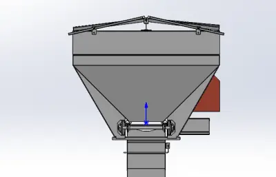 卡车车载融雪剂撒布机solidworks模型