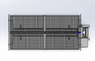 卡车车载融雪剂撒布机solidworks模型