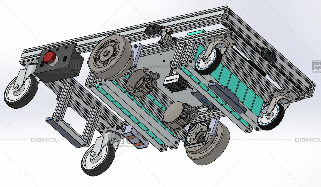 RoboNidec AVG小车结构