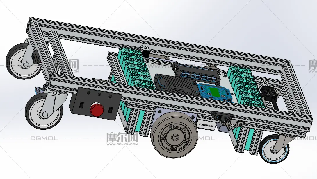 RoboNidec AVG小车结构
