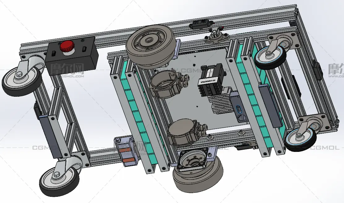 RoboNidec AVG小车结构