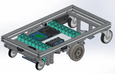 RoboNidec AVG小车结构