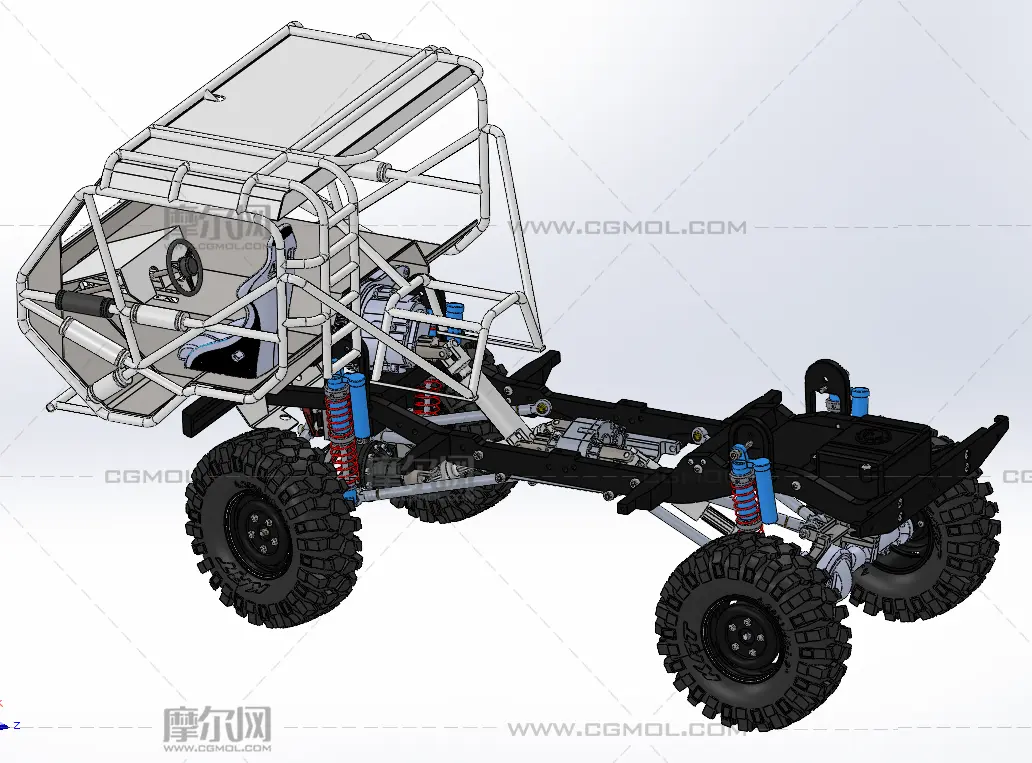 RC4WD Gelande遥控卡车结构