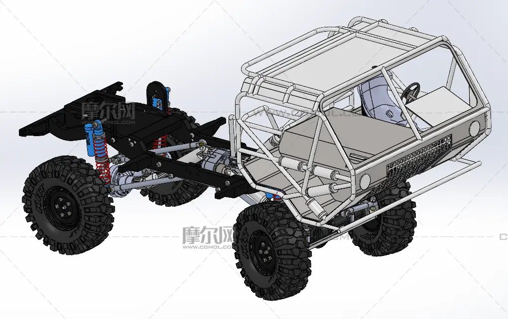 RC4WD Gelande遥控卡车结构