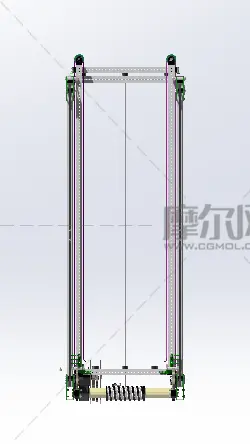 厢式电梯模型