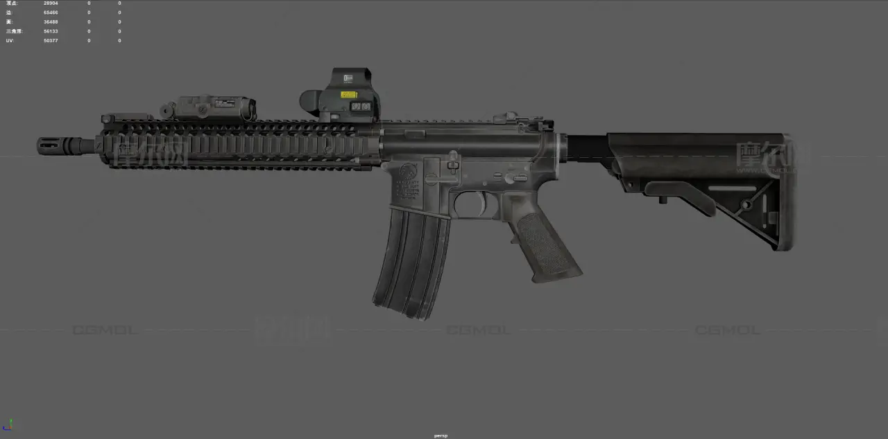 M4A1突击步枪 AR15步枪 战术步枪