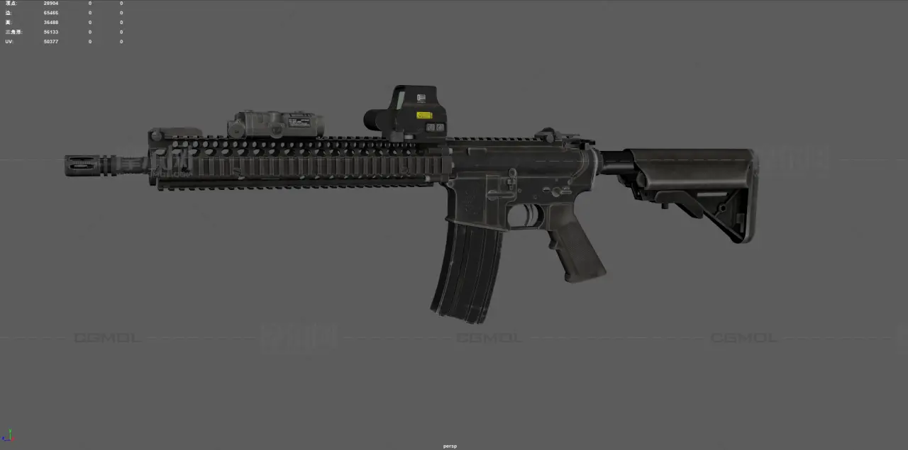 M4A1突击步枪 AR15步枪 战术步枪