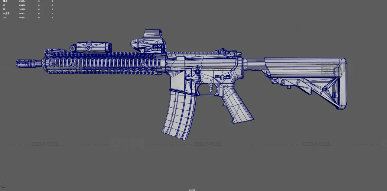M4A1突击步枪 AR15步枪 战术步枪