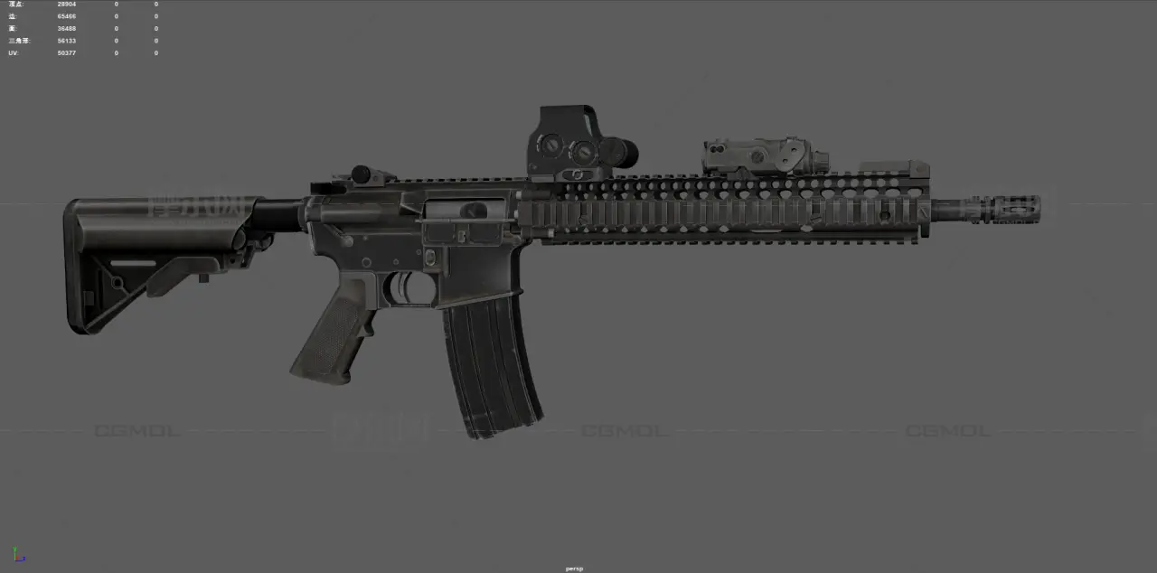 M4A1突击步枪 AR15步枪 战术步枪