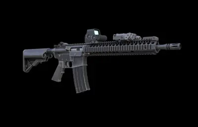 M4A1突击步枪 AR15步枪 战术步枪